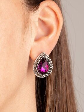 NWT Debutante Debut Pink Earrings- paparazzi